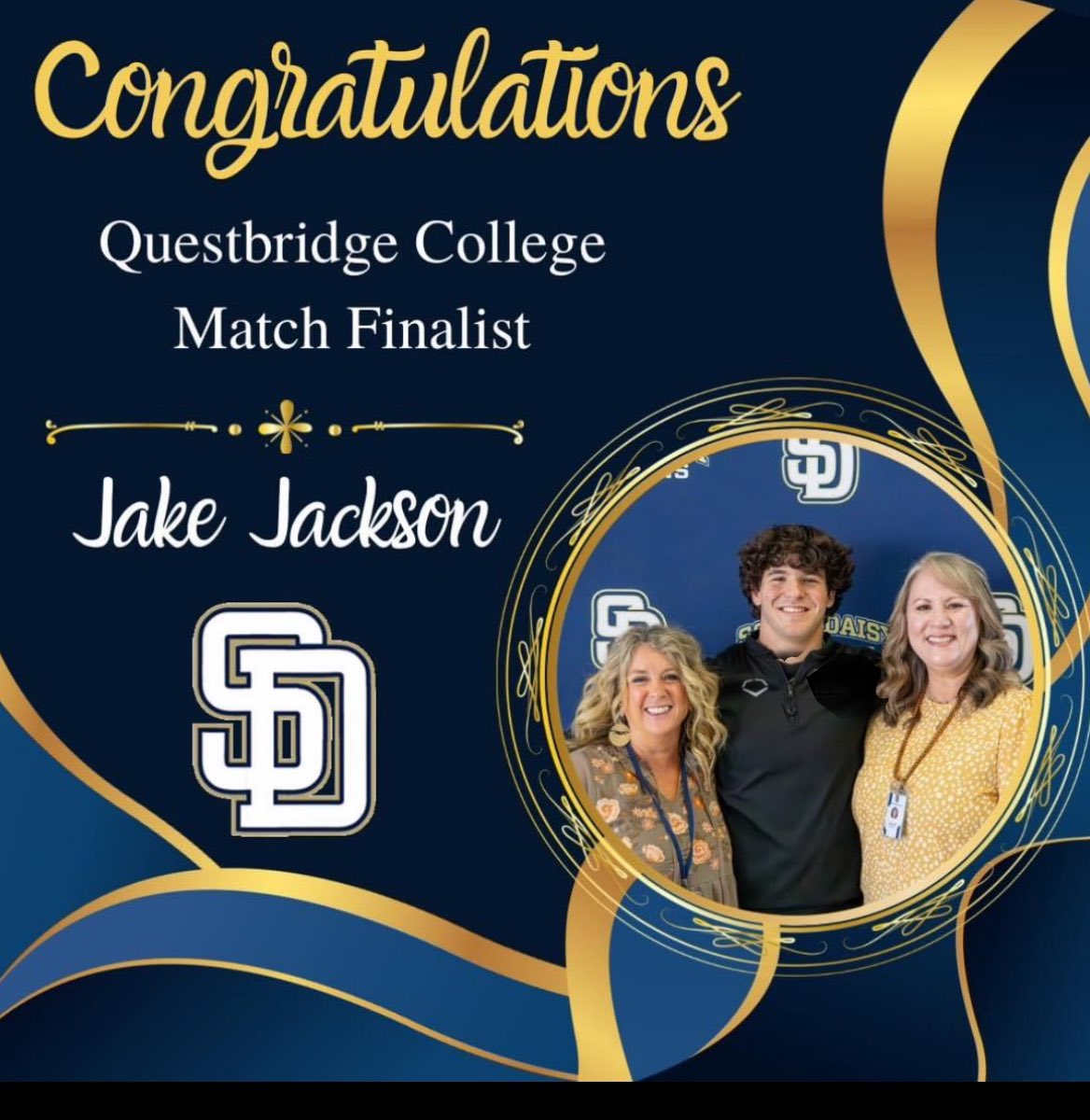 Soddy Daisy Baseball (@sd__baseball) on Twitter photo One minute you’re a Questbridge College Match Finalist, the next you’re getting an email that could change your life. Congratulations to Jake Jackson and his family for receiving a FULL RIDE to M.I.T.!What a well deserved honor! Kid is just different. <a href="/sdathletics/">Soddy Daisy Trojans</a> <a href="/SDHS_College/">Soddy Daisy High School College & Career</a> One minute you’re a Questbridge College Match Finalist, the next you’re getting an email that could change your life. Congratulations to Jake Jackson and his family for receiving a FULL RIDE to M.I.T.!What a well deserved honor! Kid is just different. <a href="/sdathletics/">Soddy Daisy Trojans</a> <a href="/SDHS_College/">Soddy Daisy High School College & Career</a>