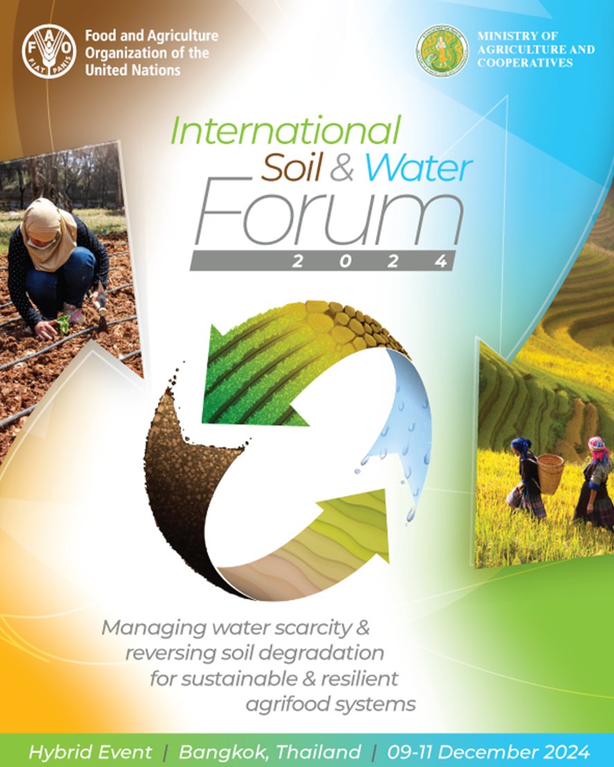 NWP (@nwpnederland) on Twitter photo Join <a href="/FAO/">Food and Agriculture Organization</a>'s Soil & Water Forum 2024 & be part of the first-ever high-level action plan to reverse soil & water degradation. The Working Group on Water & Nutrition (#WASAG), a partner of NWP, contributes actionable strategies for a sustainable future.
fao.org/events/detail/… Join <a href="/FAO/">Food and Agriculture Organization</a>'s Soil & Water Forum 2024 & be part of the first-ever high-level action plan to reverse soil & water degradation. The Working Group on Water & Nutrition (#WASAG), a partner of NWP, contributes actionable strategies for a sustainable future.
fao.org/events/detail/…
