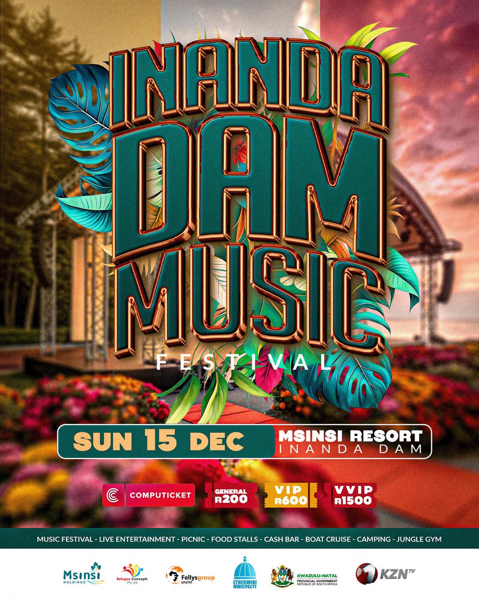 15  December Inanda Dam Festival
✨🤟🏿😎✨