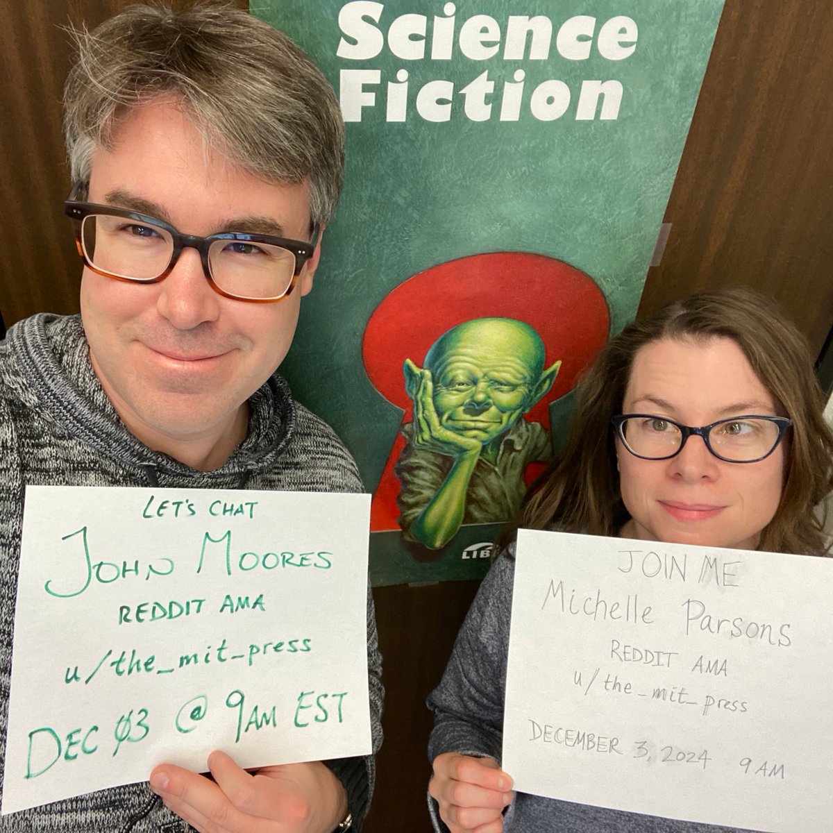 The MIT Press @mitpress.bsky.social (@mitpress) on Twitter photo The authors of "Daydreaming in the Solar System" are about to go live <a href="/reddit_AMA/">reddit AMA</a>! Come ask <a href="/jesserogerson/">Jesse Rogerson, PhD</a> and <a href="/ArcticSaxifrage/">John E. Moores</a> all of your questions about what life would be like in space. Science illustrator Michelle Parsons is also here! bit.ly/3Zhb8w4 The authors of "Daydreaming in the Solar System" are about to go live <a href="/reddit_AMA/">reddit AMA</a>! Come ask <a href="/jesserogerson/">Jesse Rogerson, PhD</a> and <a href="/ArcticSaxifrage/">John E. Moores</a> all of your questions about what life would be like in space. Science illustrator Michelle Parsons is also here! bit.ly/3Zhb8w4