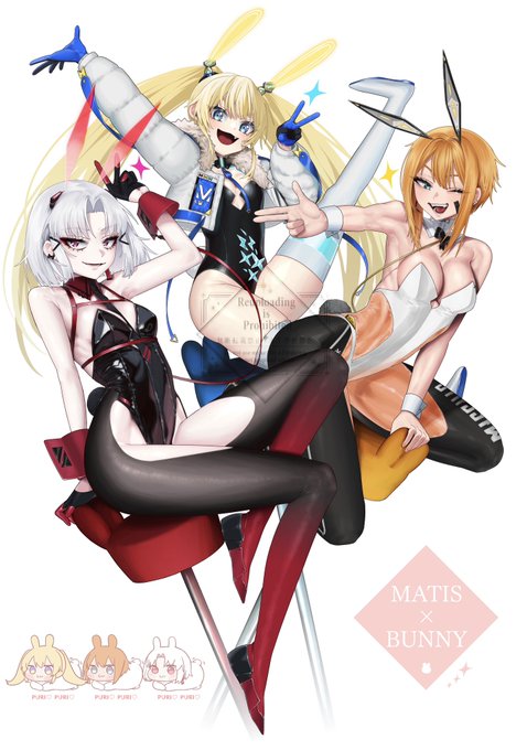 おメティスおバニー❤️🩵🧡🐰⚡️ 