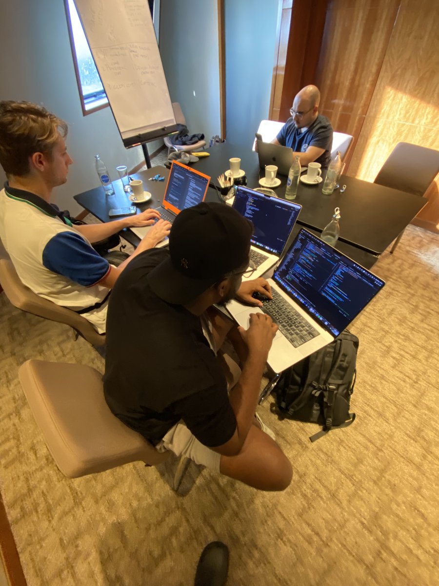 greatsamuelojo's tweet photo. 🎉 Devcon 2024 Recap: My First IRL Devcon! 🌍✨

1/ On Nov 4th, I left Lagos for Bangkok, Thailand, to attend my first-ever IRL Devcon! I arrived a week early to meet up with my amazing @Streameth team. 🛫🏙️

We prepped hard, ran stress tests, and ensured the platform could handle the massive traffic coming our way. 🚀