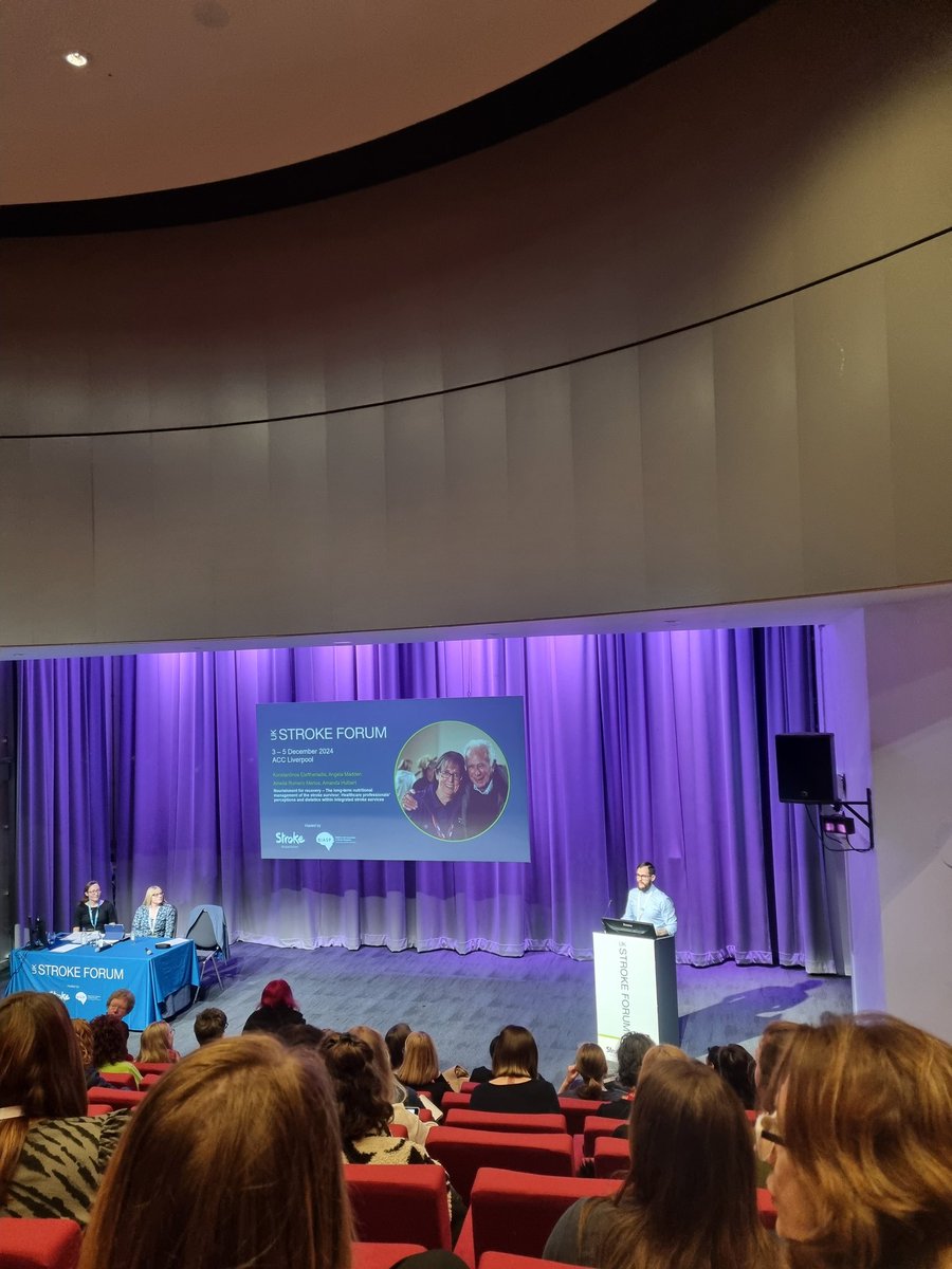 BDA Neurosciences (@bda_nsg) on Twitter photo <a href="/KostasEle_RD/">Kostas Eleftheriadis</a> and colleagues starting off today's talks by discussing nourishment and stroke recovery and the role of dietitians within integrated stroke services!! #uksf24 <a href="/KostasEle_RD/">Kostas Eleftheriadis</a> and colleagues starting off today's talks by discussing nourishment and stroke recovery and the role of dietitians within integrated stroke services!! #uksf24