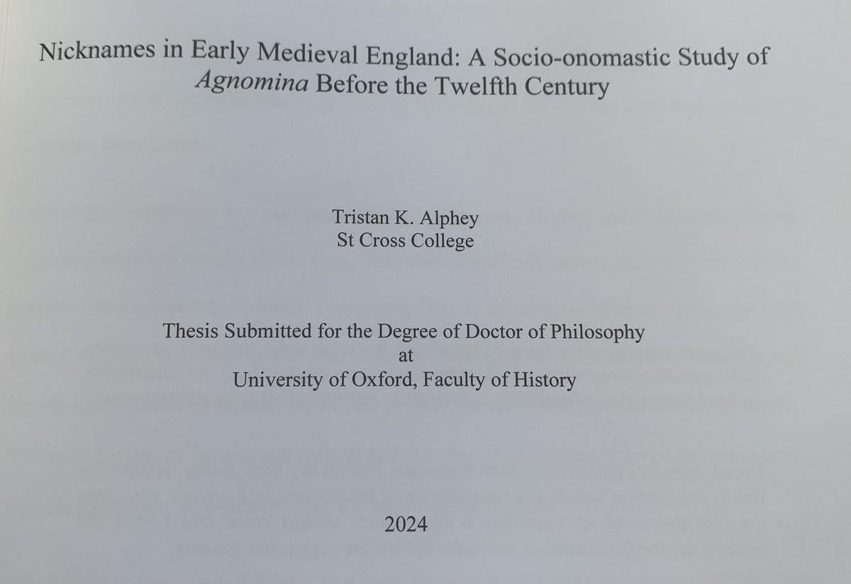 If we’re discussing niche PhD titles then I mean come on I must win a prize…