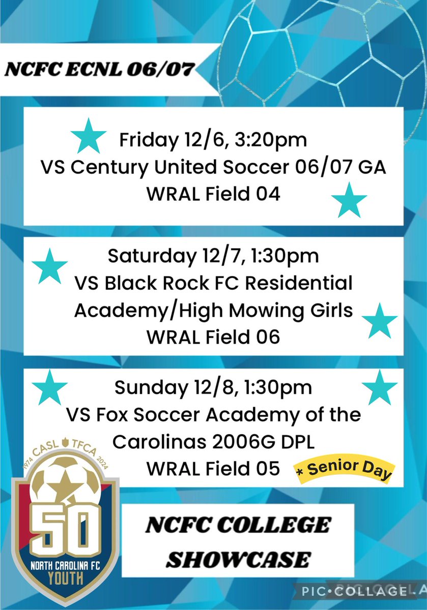 💙❤️Come out to WRAL Soccer Park this weekend to see us in action! Last home games! Thank you for all the support thru the years! We are gonna miss this so much! ❤️💙<a href="/NCFC_ECNLGirls/">NCFC ECNL Girls</a> <a href="/NCFC_Youth/">NCFC Youth</a> <a href="/ImYouthSoccer/">ECNL/GA/Recruiting/College Soccer</a> <a href="/ECNLgirls/">ECNL Girls</a>