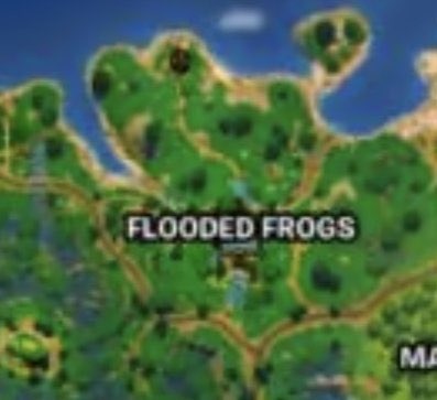 rogueb3d's tweet photo. YOO THE LAND IS SHAPED LIKE A FROG HERE https://t.co/xryltWgK7x