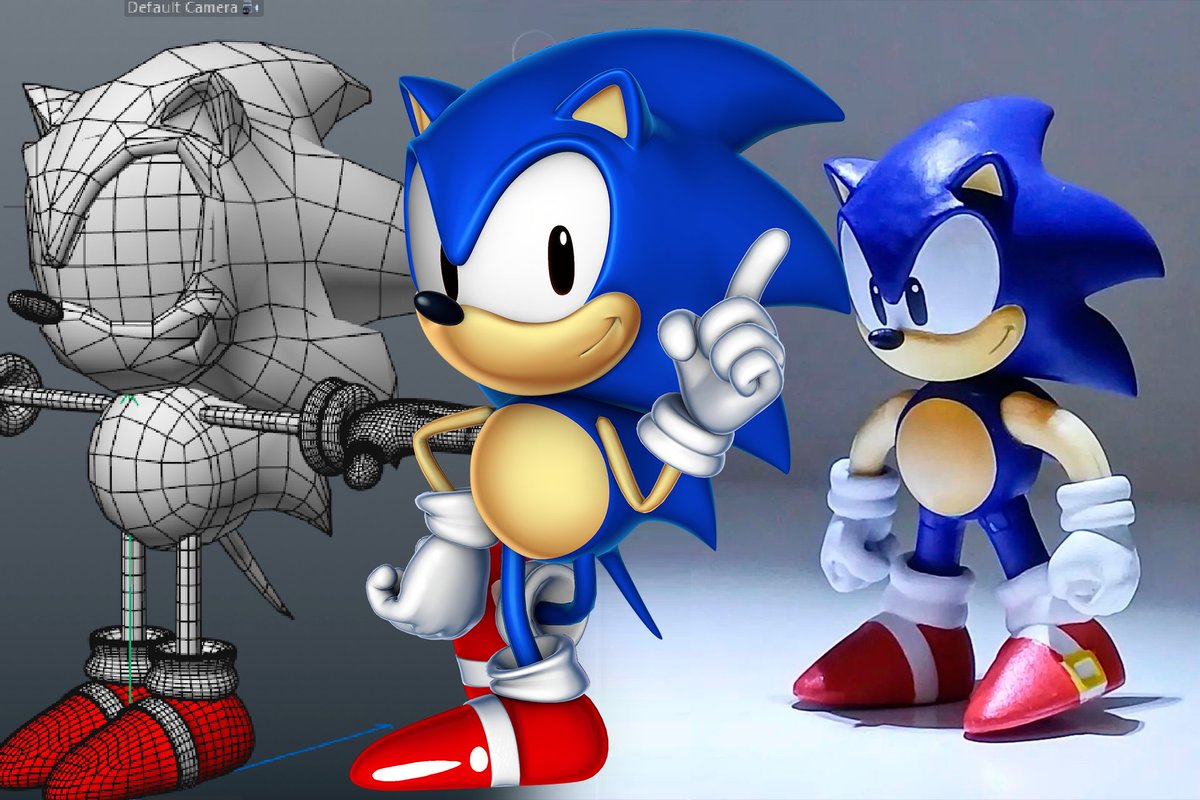Gabs_c4d's tweet photo. Made this fot the banner! It shows the modeling process, a final render and a custom figure made with the model!
#sonic #sonicthehedgehog #sonicfigure #classicsonic #customsonicfigure #sonic1 #customfigure #3dmodel #cinema4d #blender #jakks https://t.co/b96drgFDU0