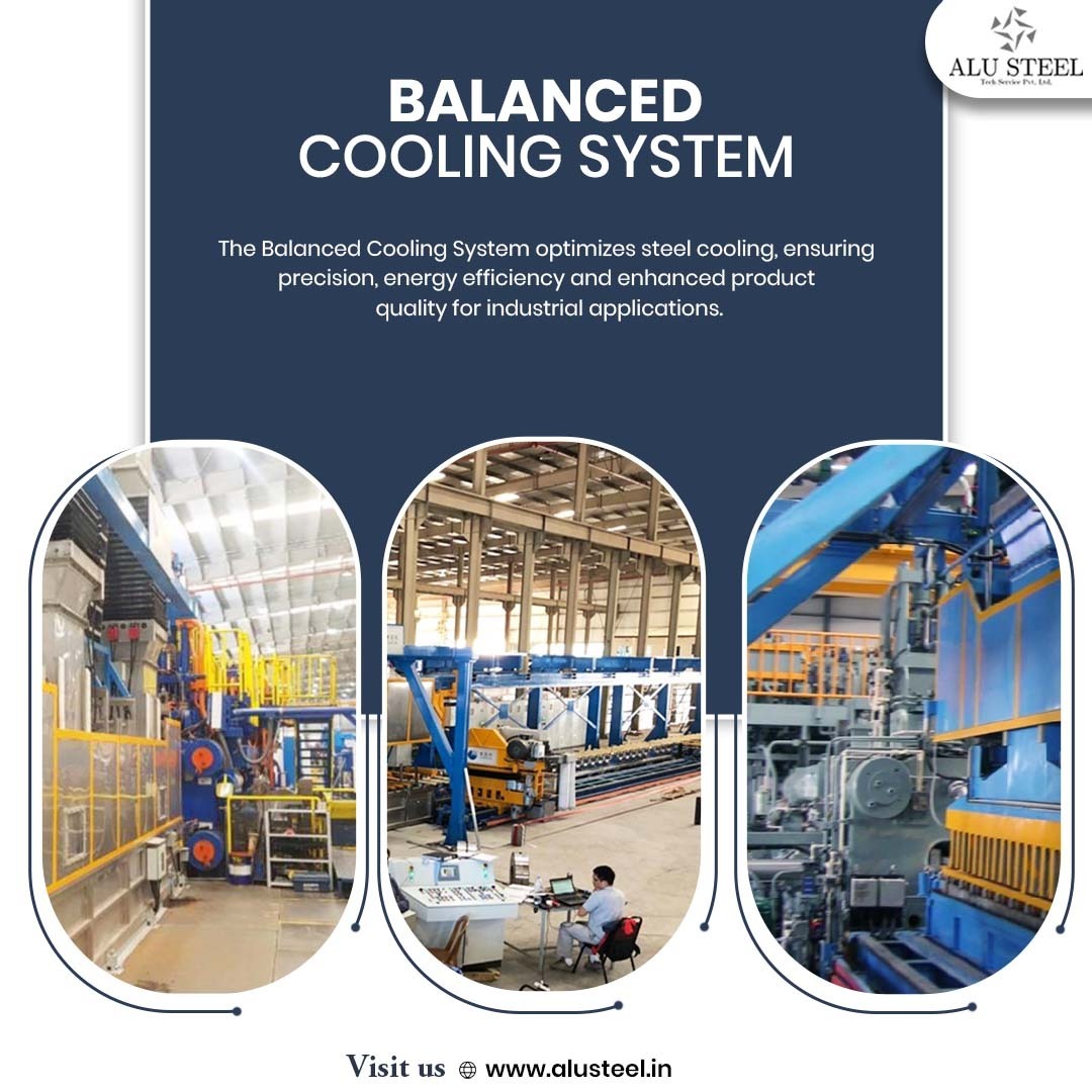 TechAlusteel's tweet image. Superior Quality, Accurate Cooling: Our Balanced Cooling System guarantees consistent cooling, increasing manufacturing efficiency and product quality.   
Visit for more: alusteel.in
#ALUSteelTech #CoolingSystem #PrecisionCooling #IndustrialEfficiency #ProductQuality