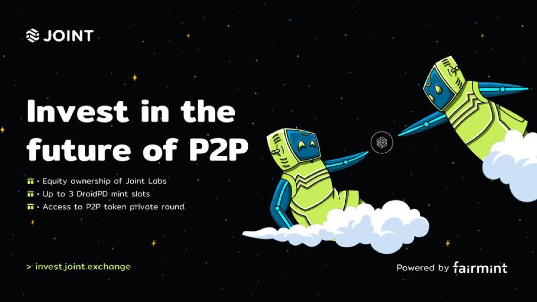 The_Investorr's tweet photo. Imagine being able to swap crypto tokens for fiat or other tokens directly from your wallet, without platform risk! 

Joint protocol enables seamless, censorship-resistant transactions. #JointProtocol #DecentralizedFinance https://t.co/QYsWVmDE3a