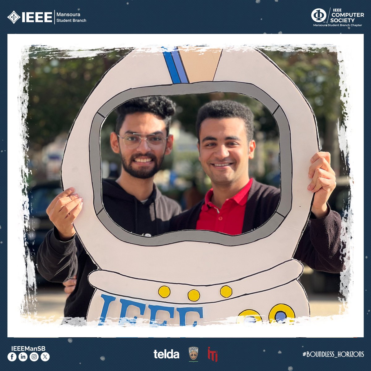 IEEEManSB's tweet image. As the stars fade and the celestial dust settles, our journey at our booth comes to a close.   

#IEEE_ManSB  
#IEEE_ManCSC 
#Boundless_Horizons