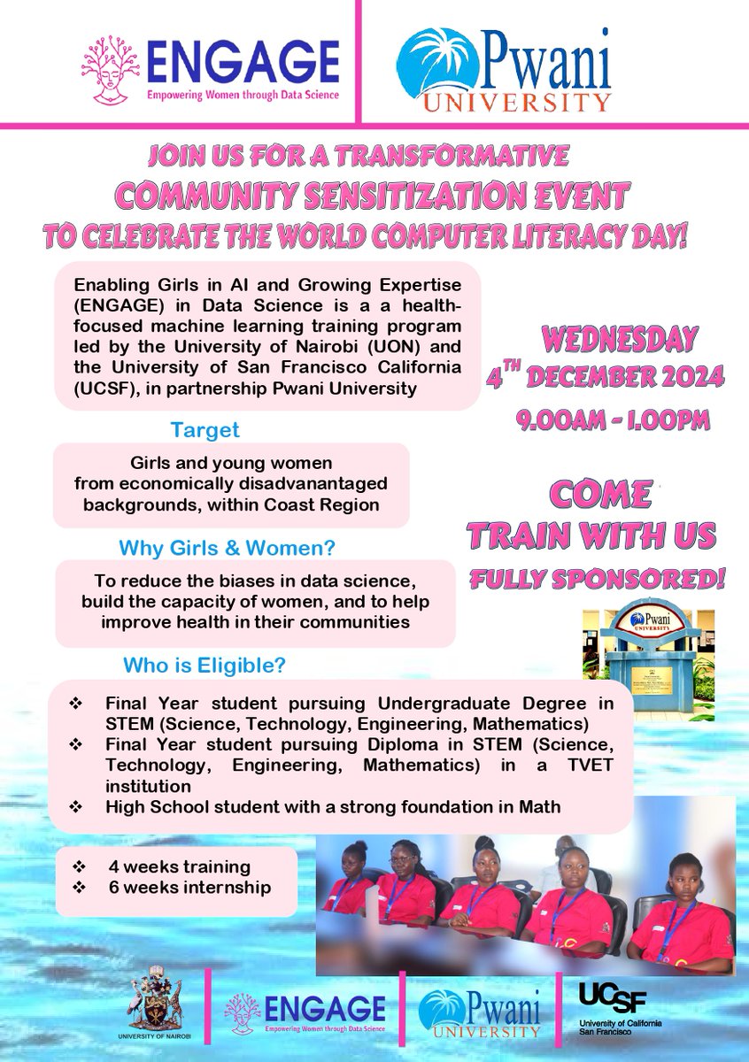 Welcome for the ENGAGE program on Wednesday, 4th December 2024 at 9am.