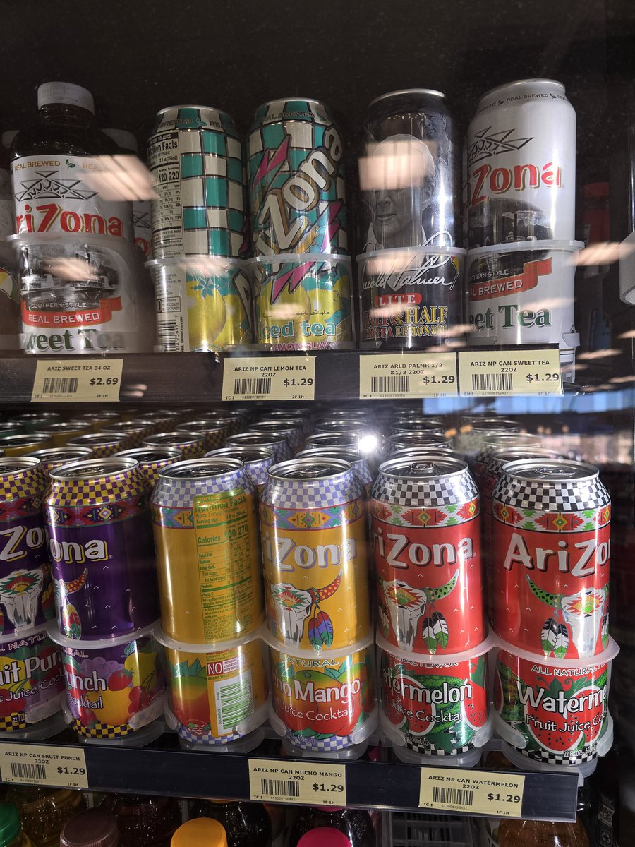 CJLandis1's tweet photo. @DrinkAriZona Oy, Arizona, I thought drinks were at 99 cents American. https://t.co/kSK4Tdjacl