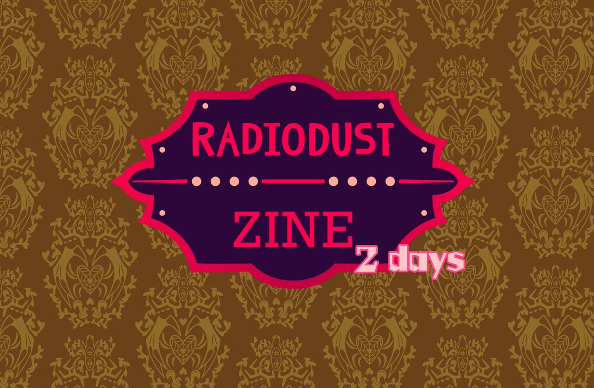RadiodustVIP's tweet photo. There are only two days left for the delivery of work, until December 5th.
#RadioDustZine #RadioDust #RadioMafia #RadioSpider #Alasthony #JazzShipping #HazbinHotel #Alastor #AngelDust #AlastorxAngelDust https://t.co/28htw5hsWw