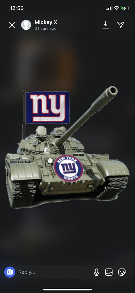 MrBaddog7676's tweet photo. #Tankmode #Giants100 https://t.co/VcnVPXJe8s
