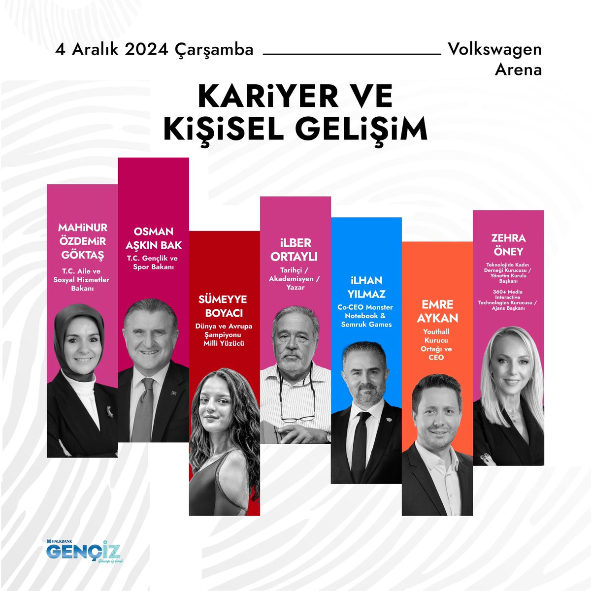 Kariyer ve Kişisel Gelişim İçin İlham Veren İsimler Gençİz Zirvesi’nde!
Türkiye’nin en değerli isimleri, kariyer ve kişisel gelişime dair deneyimlerini paylaşmak için sahnede!