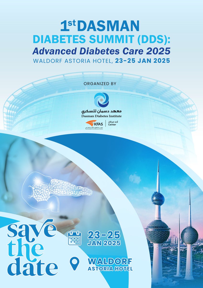 1st Dasman Diabetes Summit 

⁦<a href="/dasmaninstitute/">Dasman Diabetes Institute معهد دسمان للسكري</a>⁩