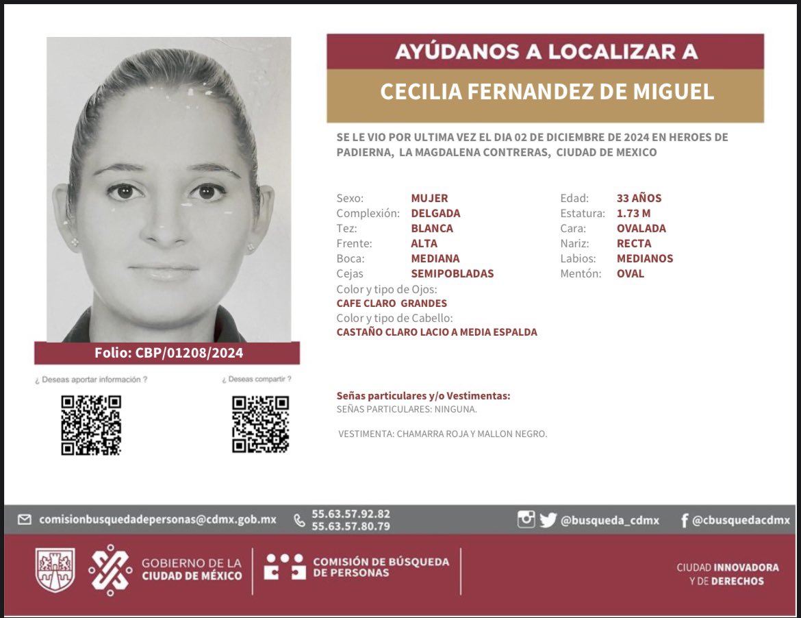 Comisión de Búsqueda CDMX tweet media