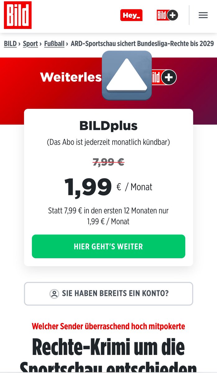 robvegas's tweet image. Bevor ihr die 1,99 Euro zahlt: Die Lösung steht oben im Titel klein. #Sportschau