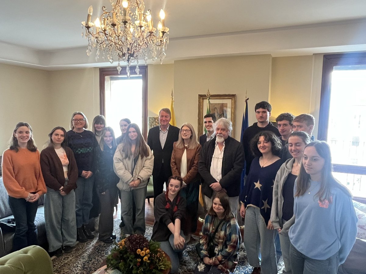 IrishEmbassy HolySee (@irlembholysee) on Twitter photo Ambassador Collins was delighted to welcome history students from University College Cork today to discuss Ireland’s foreign policy and bilateral relations with the Holy See. Thank you for your excellent questions and engagement! 🇮🇪🎓🇻🇦<a href="/UCC/">UCC Ireland</a> Ambassador Collins was delighted to welcome history students from University College Cork today to discuss Ireland’s foreign policy and bilateral relations with the Holy See. Thank you for your excellent questions and engagement! 🇮🇪🎓🇻🇦<a href="/UCC/">UCC Ireland</a>