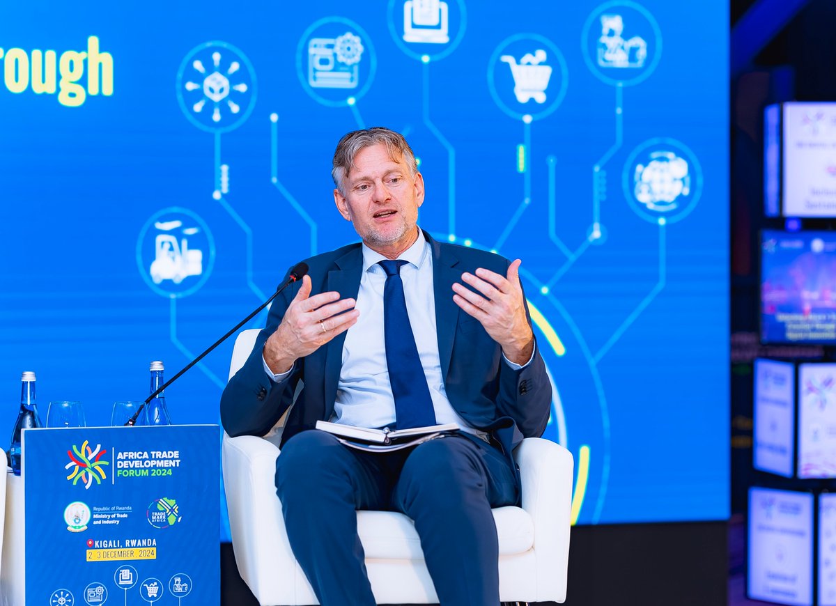 At the #ATDF2024, <a href="/MFASustGrowth/">Ole Thonke</a>, Under Secretary for Development Policy <a href="/DanishMFA/">Denmark MFA 🇩🇰</a>, highlighted the positive impact of digital transformation in logistics and customs, particularly for trade with neighbouring countries. He noted that Denmark, as part of the EU’s common market,