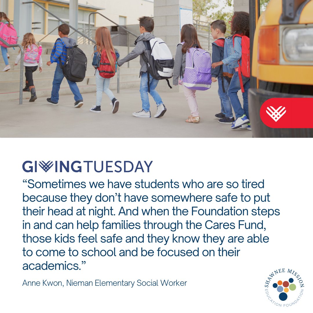 Gifts to @thesmef help our most vulnerable families in times of crisis. Your support develops young leaders &amp; allows us to support @thesmsd educators who make a difference. Make your #GivingTuesdsay gift today: smef.org/donate