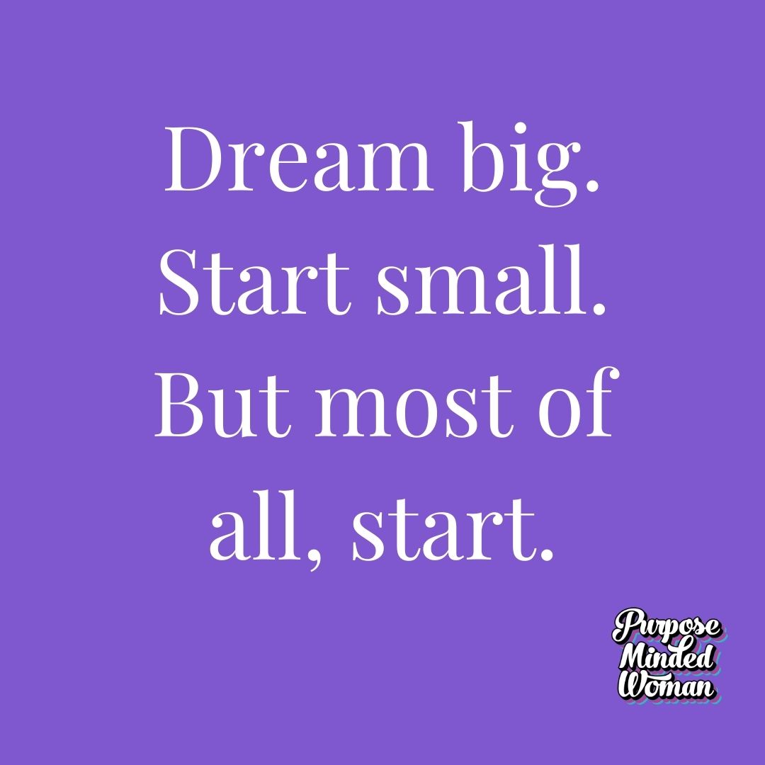 PurposeMWoman's tweet photo. Start your journey with big dreams and small steps.
#inspiration #purposemindedwoman #purposefulliving #mindsetiskey #faith #productivityhabits #purpose #lifegoals #dreamgoals https://t.co/oBXNlGy7yK