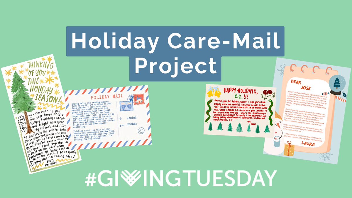 💖 Giving Tuesday is here! Help us raise $10,000 to send holiday book bundles to students in confinement. Every dollar counts, and small contributions make a BIG difference!

✉️ Sign up to write holiday cards too: ow.ly/ulob50Ujw26

👉 Donate: ow.ly/ly5p50Ujw25