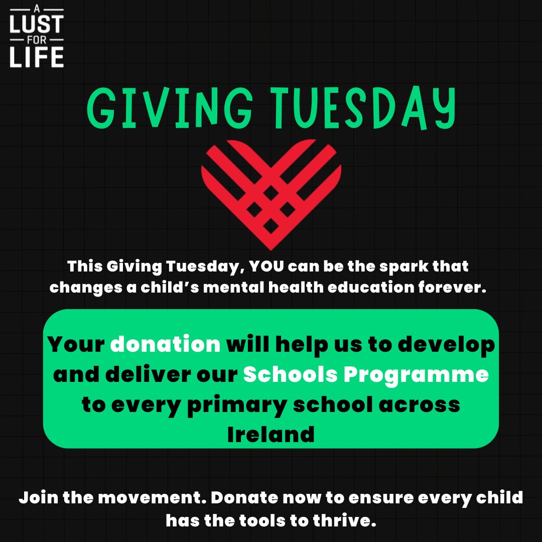 Happy Giving Tuesday!

This year, you can be the spark that changes a child's mental health education forever.

Join us. Donate today to ensure every child has the tools to thrive.

Visit alustforlife.com to donate!