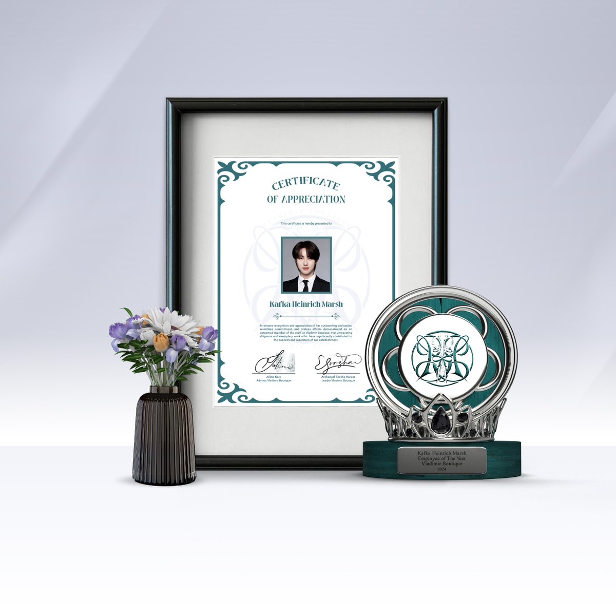 ㅤㅤ
Dear, <a href="/attrazt/">Kafka.</a> 

We are pleased to acknowledge your outstanding performance and dedication at Vladimir Boutique. Your exceptional work as a tailor has significantly contributed to our success. Thank you for your hard work and commitment.

🔗: bit.ly/SPK-Butik1224
ㅤㅤ