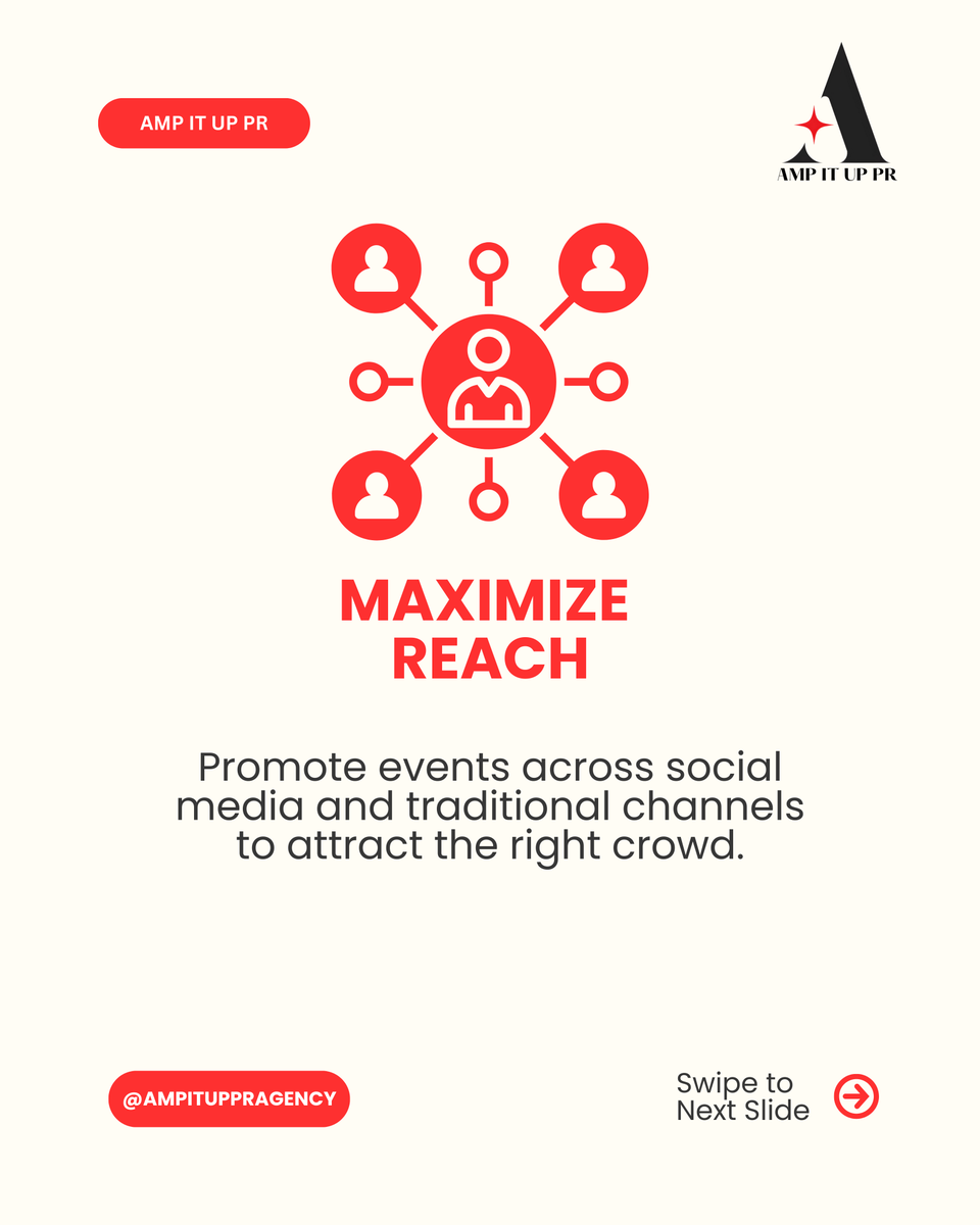 ampituppr's tweet image. Want to boost your brand with events? Here’s the plan:

Create buzz &amp;amp; build awareness
Tailor events to your audience.
Promote on all channels to max reach!

What’s your go-to event for engagement? 💬 Let’s chat!

#EventMarketing #BrandBuilding #PRExperts  #BusinessGrowth