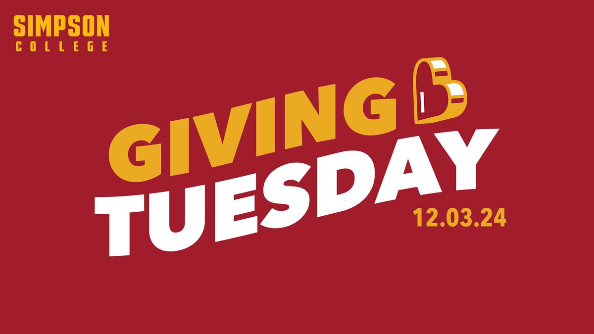 SimpsonCollege's tweet photo. It's #GivingTuesday and we're feeling grateful! Your kindness continues to uplift our #ONESimpson community and encourage our students to reach for the stars. Will you join us in making a positive impact? Show your support at https://t.co/HtctNxK0qB. https://t.co/5Bl9IiMg8F