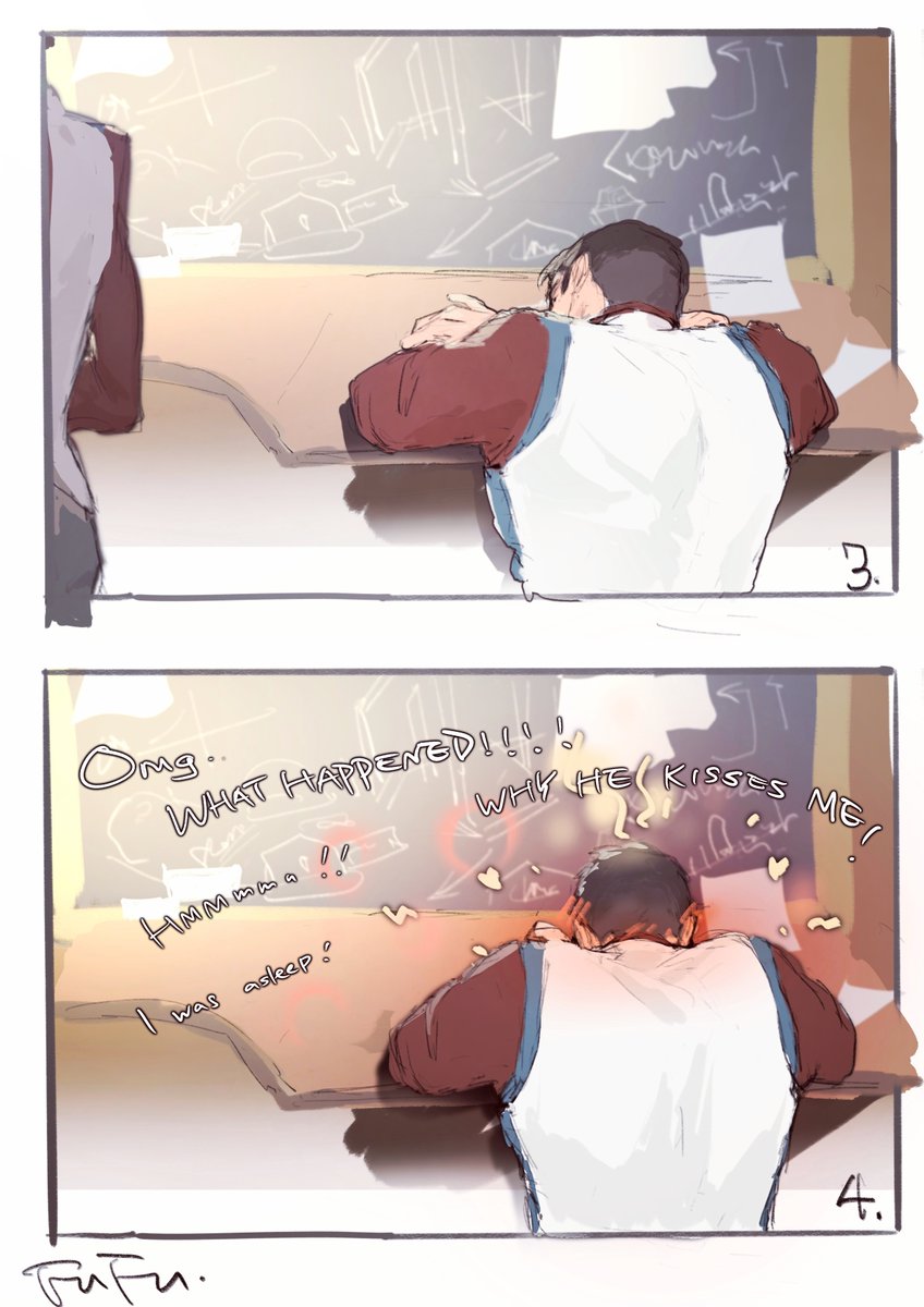 Doufu_Fu's tweet photo. First kiss IF.
俺也知道没流量，但是反正都画完了
发
#jayvik #Arcane https://t.co/Bf6fGfIDmE