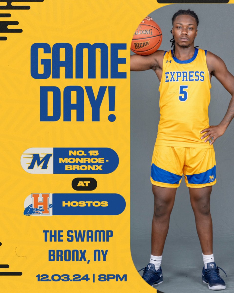 Monroe University Express (@monroeexpress) on Twitter photo It's an important Region 15 doubleheader for our basketball teams! Fans, come to the Grand Concourse and cheer on @mexpresswbb and <a href="/mcexpressmbb/">Monroe Express MBB</a>!
#AllAboard #GOEXPRESS @news12bx It's an important Region 15 doubleheader for our basketball teams! Fans, come to the Grand Concourse and cheer on @mexpresswbb and <a href="/mcexpressmbb/">Monroe Express MBB</a>!
#AllAboard #GOEXPRESS @news12bx