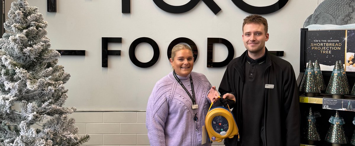Did you know 30,000 out-of-hospital cardiac arrests happen in the UK every year? By taking action, we can increase the chances of survival. That's why we've installed 23 further defibrillators in M&amp;S stores across the UK.
 
Every minute counts when someone experiences cardiac