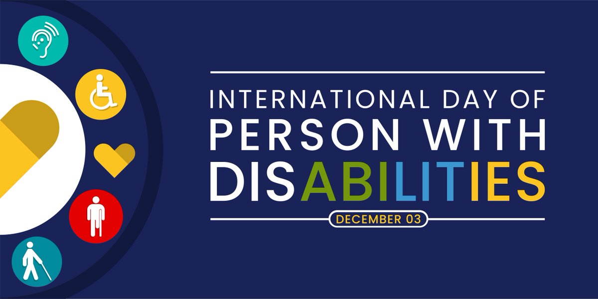 CareAboutClean's tweet photo. Today is International Day of Persons with Disabilities. 

A disability is any condition of the body or mind (impairment) that makes it more difficult for the person with the condition to do certain activities (activity limitation) and interact with the world around them (part... https://t.co/tz3qrNurhI