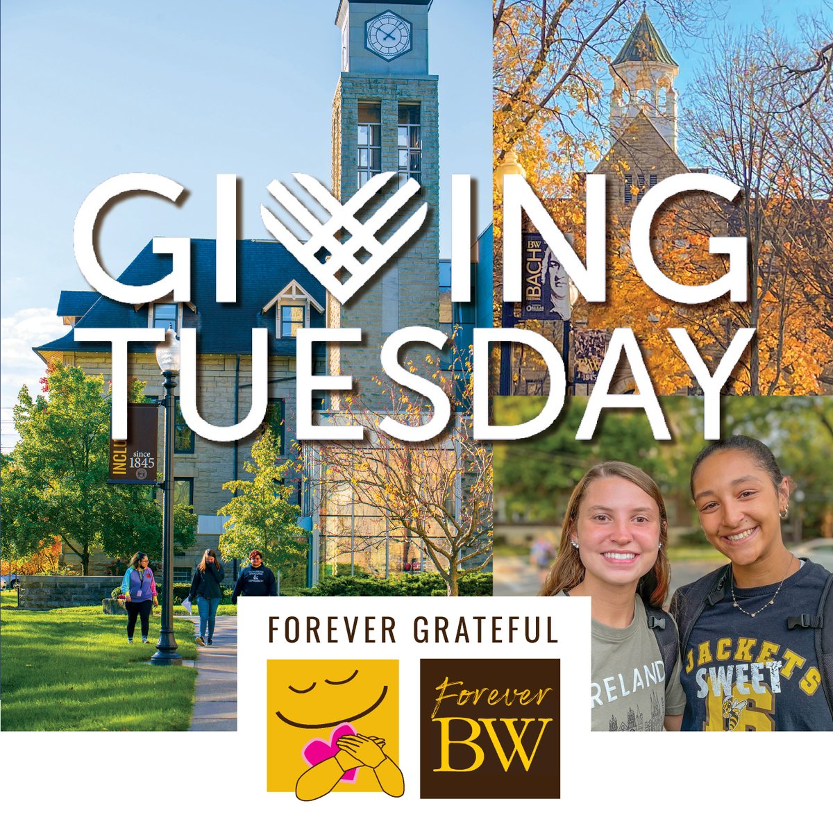Make a HUGE difference this #GivingTuesday!💛🐝 The first $50K in gifts are matched 2-to-1, meaning your generosity goes THREE times as far. Donate now to support BW students:
givecampus.com/schools/Baldwi…