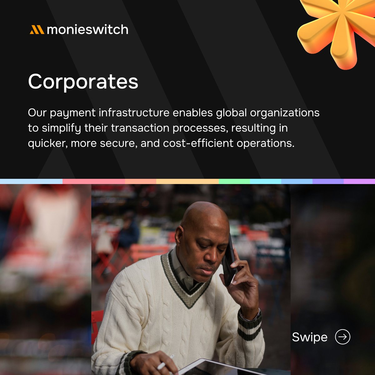 monieswitchHQ's tweet photo. Curious if Monieswitch is right for you? 🤔 

Whether you're a business owner, entrepreneur, fintechs, or part of a large organization, 🚀 Monieswitch helps transform the way you do business in Africa. 💼

With our powerful payment API, you can easily launch and scale your business operations. 🌎

Ready to streamline your processes? 

Visit us at https://t.co/Og0KfXbA6E.

#monieswitch #payment #api #africa #nigeria #fintech