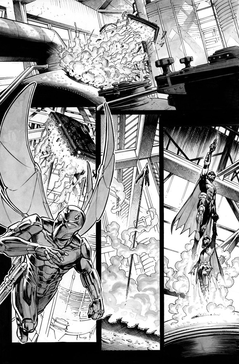 Marco Santucci (@msantucciart) on Twitter photo Last week the 2nd part of “Robins Season,” in BATMAN: THE BRAVE & THE BOLD 19 came out, don't miss it!
In the meantime, please enjoy this original page straight from this short but funny story. The original art will be soon available on <a href="/comicarthouse/">Comic Art House</a>
#batman #robin Last week the 2nd part of “Robins Season,” in BATMAN: THE BRAVE & THE BOLD 19 came out, don't miss it!
In the meantime, please enjoy this original page straight from this short but funny story. The original art will be soon available on <a href="/comicarthouse/">Comic Art House</a>
#batman #robin