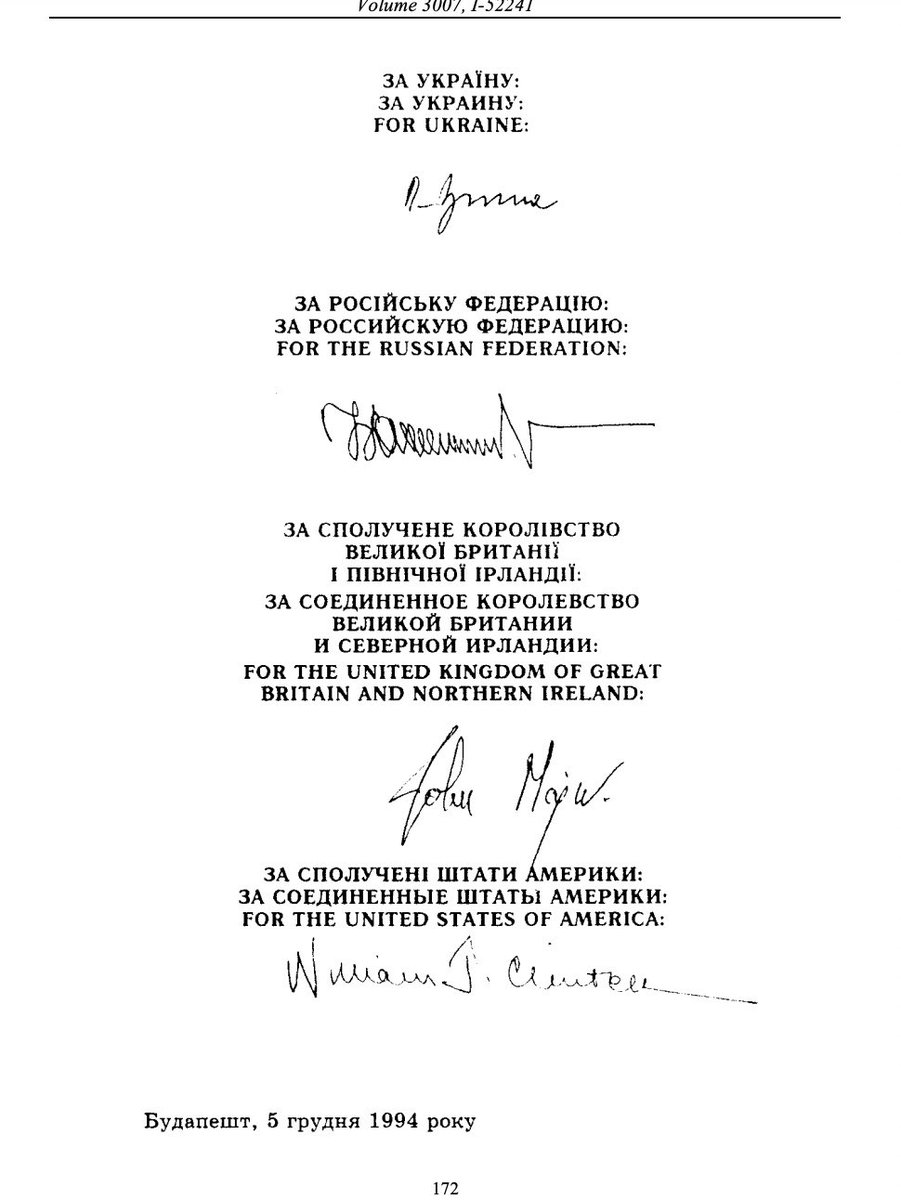 Just read the Budapest Memorandum—six short paragraphs, and Russia has broken every single one. Why would anyone believe Russia will keep any agreement without it being backed by decisive force?