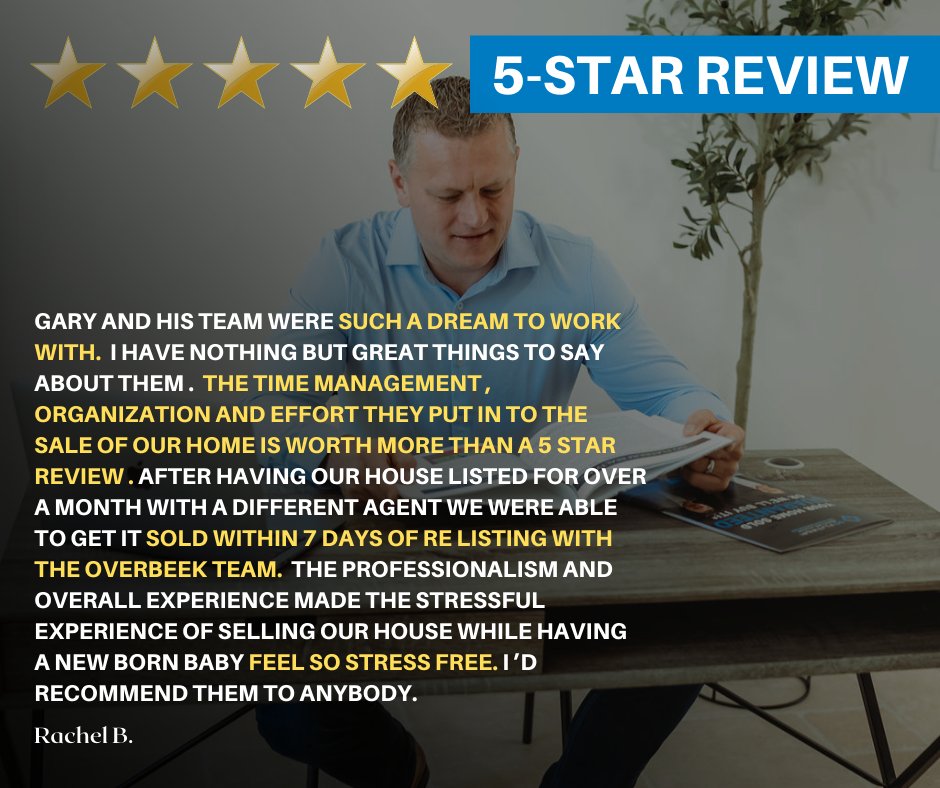 GaryOverbeek's tweet photo. THANK YOU SO MUCH FOR YOUR FIVE STAR REVIEW ⭐️

#oxfordcounty #teamofprofessionals #realestateagent
#fivestarreviews #garyoverbeekhomesellingteam
#garyoverbeekrealestate https://t.co/XwIctEOlai