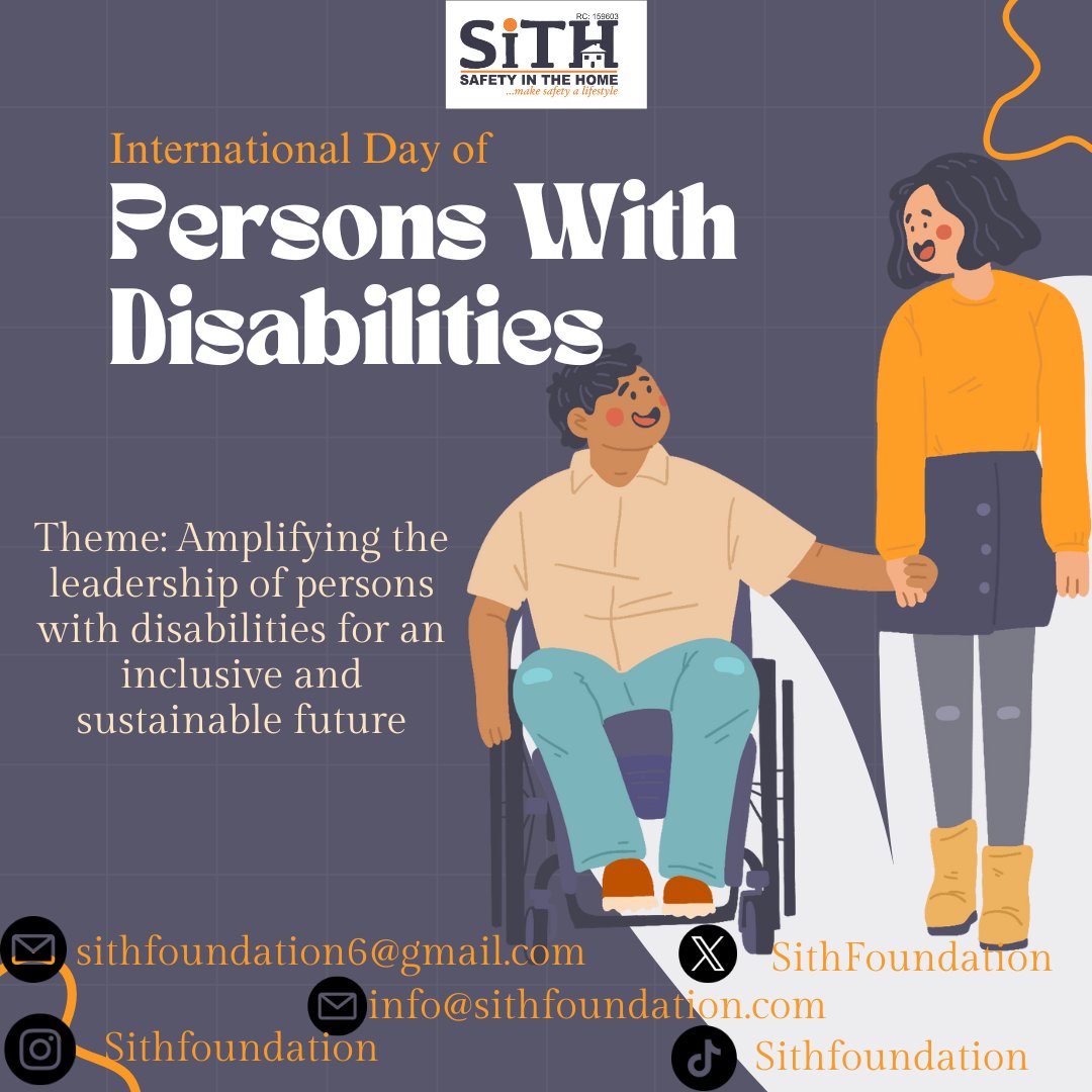 SithFoundation's tweet photo. Today, we celebrate International Day of Persons with Disabilities!
Let us raise our voices for inclusion, accessibility, and equality. Together, we can build a world where every ability is celebrated and every person is empowered. https://t.co/ny0CjOqtJn