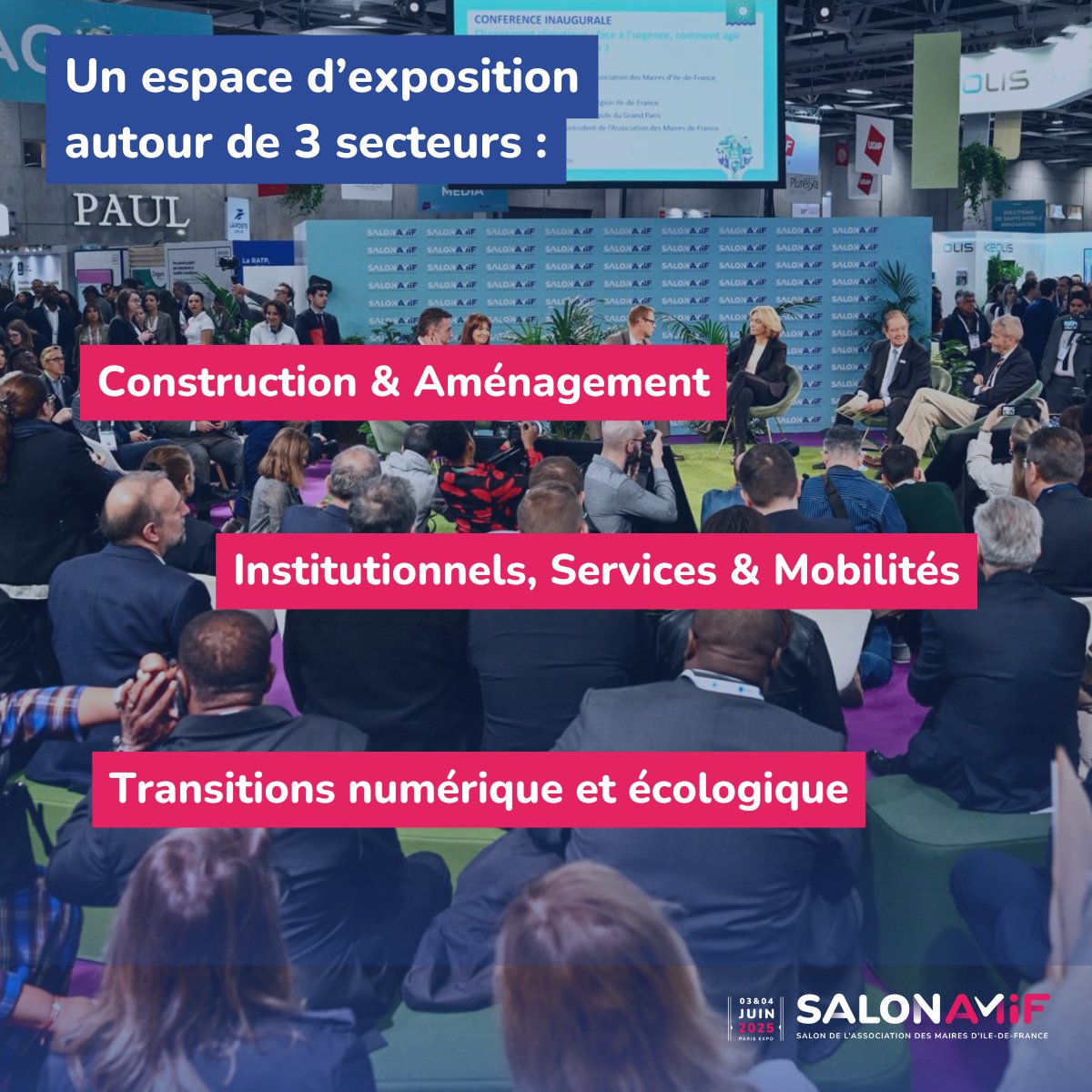salon_amif's tweet photo. 📅 Le Salon de l’@AMIF_asso 
- 𝗨𝗻 𝗲𝘀𝗽𝗮𝗰��� 𝗱’𝗲𝘅𝗽𝗼𝘀𝗶𝘁𝗶𝗼𝗻 𝗮𝘂𝘁𝗼𝘂𝗿 𝗱𝗲 𝟯 𝘀𝗲𝗰𝘁𝗲𝘂𝗿𝘀 
- 𝗗𝗲 𝗻𝗼𝗺𝗯𝗿𝗲𝘂𝘅 𝗲𝘀𝗽𝗮𝗰𝗲𝘀 𝗱’𝗶𝗻𝘁𝗲𝗿𝘃𝗲𝗻𝘁𝗶𝗼𝗻𝘀 𝗮𝘂𝘁𝗼𝘂𝗿 𝗱’𝘂𝗻𝗲 𝗽𝗿𝗼𝗴𝗿𝗮𝗺𝗺𝗮𝘁𝗶𝗼𝗻 𝗲́𝗹𝗮𝗯𝗼𝗿𝗲́𝗲 𝗽𝗮𝗿 l'@AMIF_asso https://t.co/ibHDSzSOBu