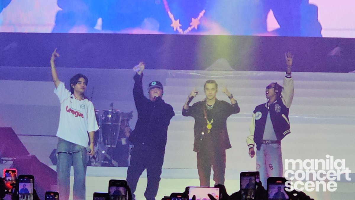 manilaconcerts's tweet photo. Gloc-9 along with Pablo, EZ Mil, and Flow-G performs Kaleidoscope World at #V1BEMANILA2024 https://t.co/r02Wb1nRDR