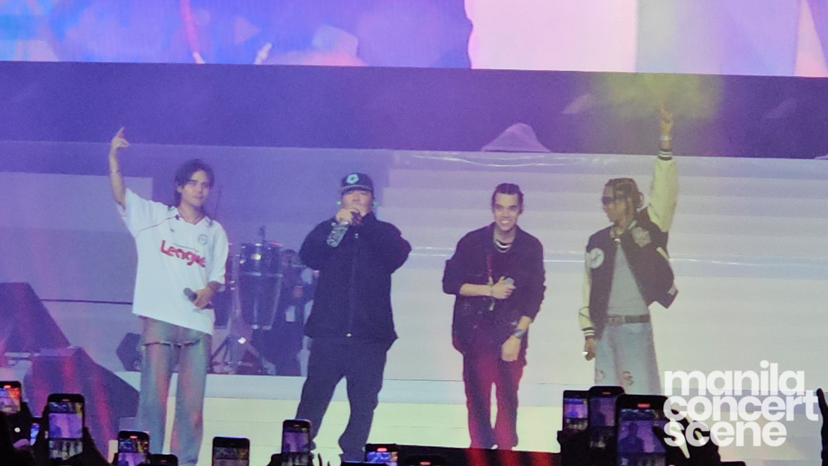 manilaconcerts's tweet photo. Gloc-9 along with Pablo, EZ Mil, and Flow-G performs Kaleidoscope World at #V1BEMANILA2024 https://t.co/r02Wb1nRDR
