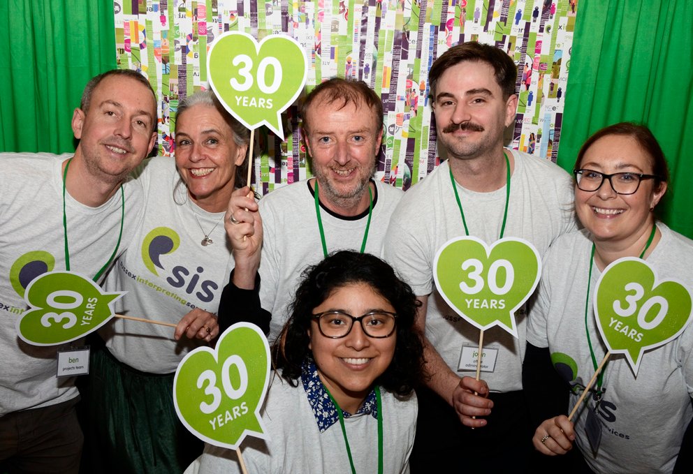 sussexinterpret's tweet image. Some photo booth fun at our 30th Anniversary Celebration! #community #friends #languagesupport