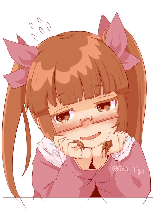 由愛パーカーはずかし晶葉です。
#デレマス版深夜の真剣お絵かき60分1本勝負 