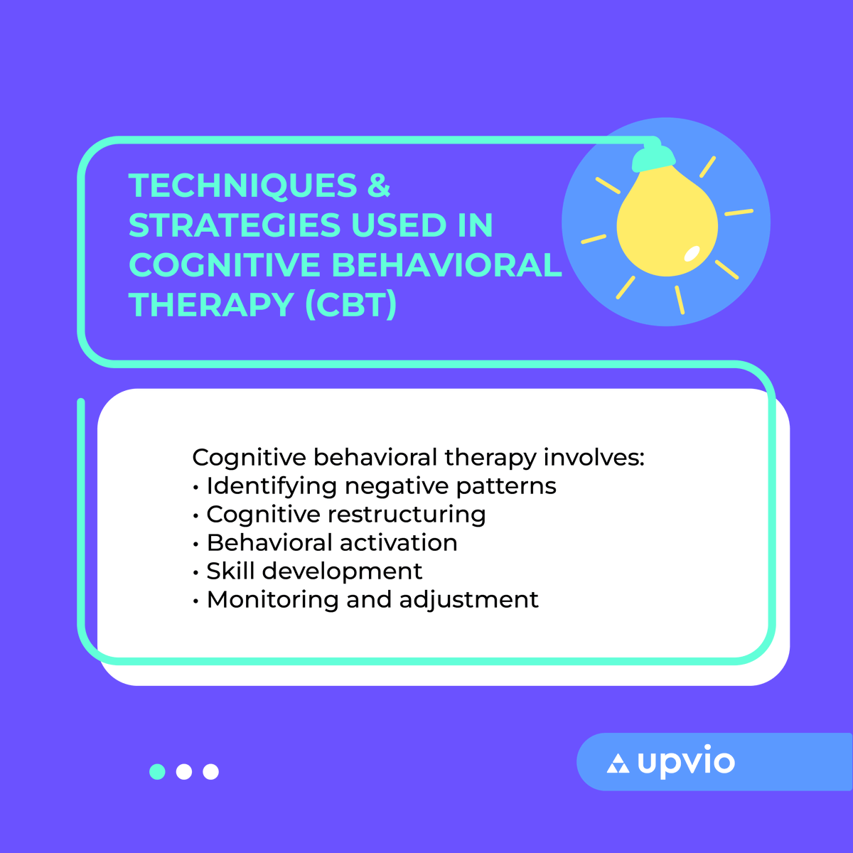 UpvioHealth's tweet photo. Develop essential cognitive behavioral therapy techniques to build a structured framework that allows you to apply targeted intervention and address a range of mental health challenges. Read how you can master these skills: https://t.co/LRZnrpEtfu

#CognitiveTherapy #CBT https://t.co/mYiPOwoR7p