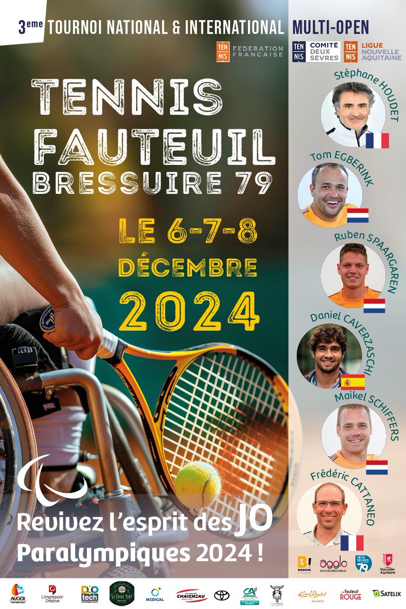 Agglomération du Bocage Bressuirais (@agglo2b) on Twitter photo #paratennis | Revivez l'émotion des Jeux Paralympiques lors du tournoi de Tennis Fauteuil à Bressuire ce week-end !! Découvrez de grands joueurs qui ont participé aux plus grandes compétitions (Roland Garros, Wimbledon, Jeux de Paris, de Tokyo, ...). <a href="/TCBressuire/">T.C. Bressuire</a> #paratennis | Revivez l'émotion des Jeux Paralympiques lors du tournoi de Tennis Fauteuil à Bressuire ce week-end !! Découvrez de grands joueurs qui ont participé aux plus grandes compétitions (Roland Garros, Wimbledon, Jeux de Paris, de Tokyo, ...). <a href="/TCBressuire/">T.C. Bressuire</a>