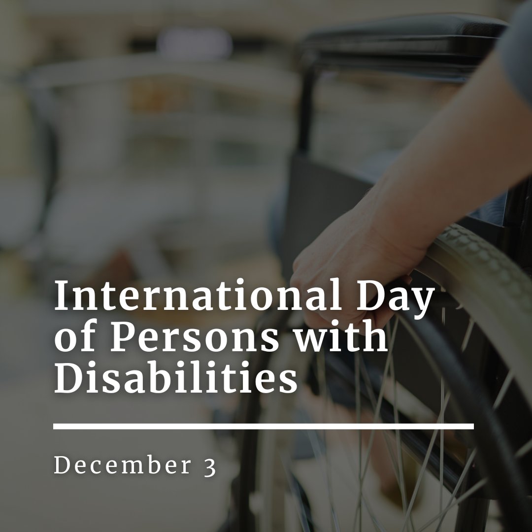 On the International Day of Persons with Disabilities, we join the call to amplify the leadership of persons with disabilities for a more inclusive and sustainable future. 

#IDPD <a href="/AccessibleGC/">Accessible Canada</a>