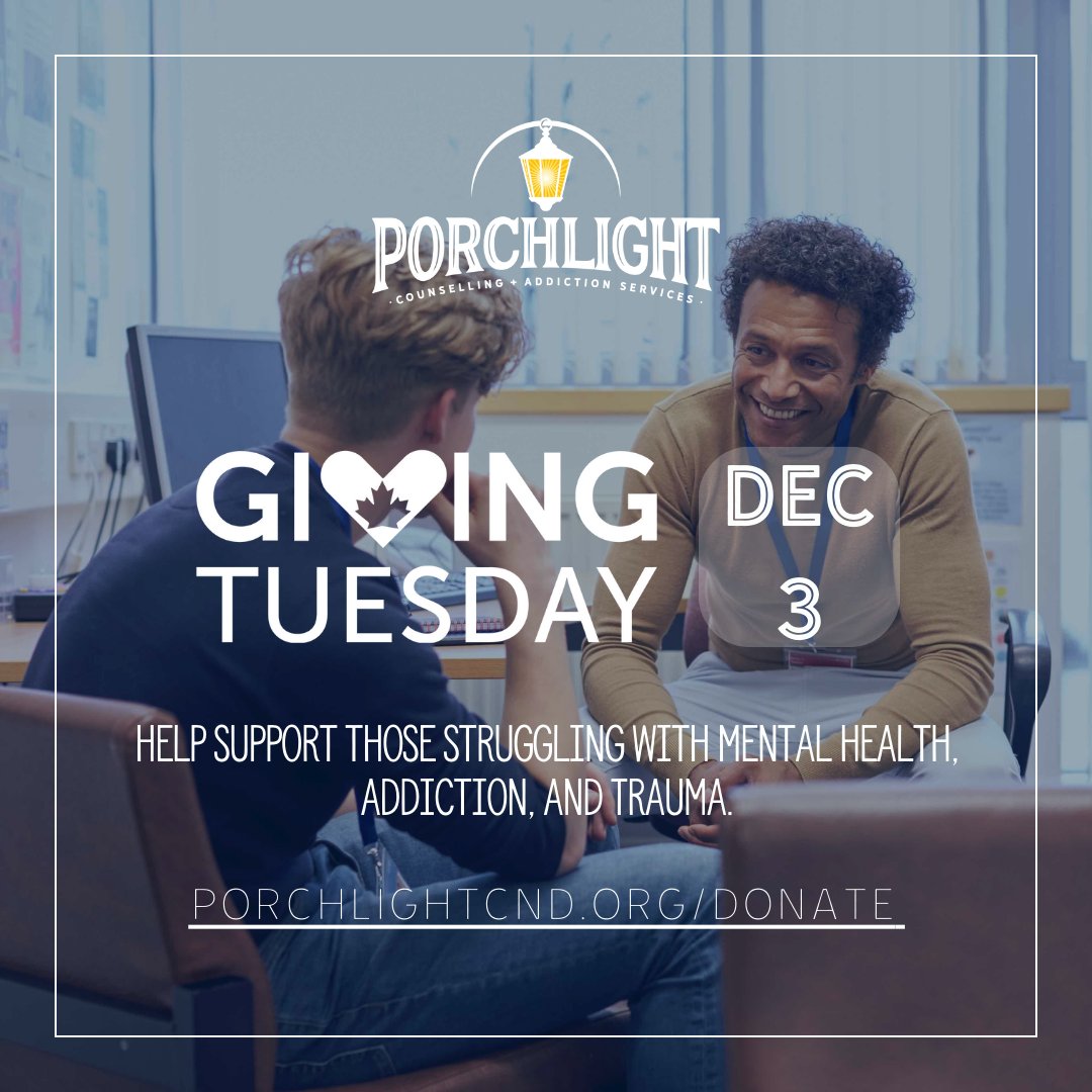 Porchlight Counselling and Addictions Services tweet media
